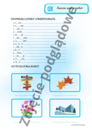 Brainy 5 unit 1 - karty pracy słownictwo