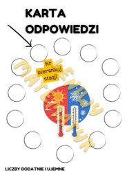 Liczby dodatnie i ujemne - stacje zadaniowe