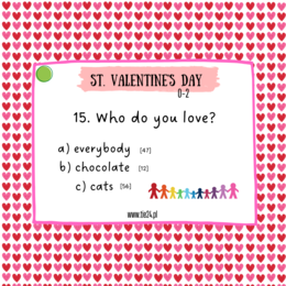 Valentine's Day - colour coding