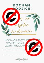 Zaproszenie na Dzień Mamy i Taty