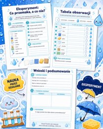 Eksperyment. Co przemaka, a co nie?