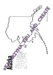 Mapy konturowe - stany USA