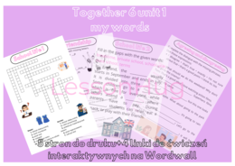 Together 6 unit 1 My words