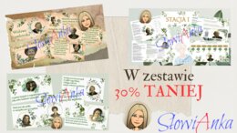 DUŻY ZESTAW 30% TANIEJ - Wisława Szymborska (życie i twórczość, sentencje, stacje zadaniowe)