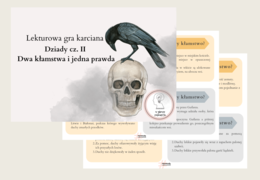 Lekturowa gra karciana - Dziady cz. II