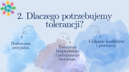 Moc tolerancji - prezentacja na godzinę wychowawczą