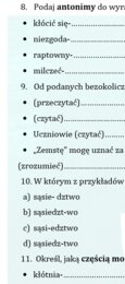 ZEMSTA ALEKSANDRA FREDRY - ZESTAW ZADAŃ JĘZYKOWYCH. Zbiór ćwiczeń dla uczniów klas 7-8