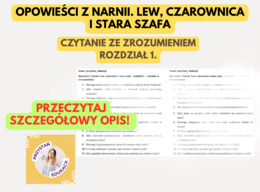 📚 „Opowieści z Narnii. Lew, czarownica i stara szafa” – rozdział 1 – czytanie ze zrozumieniem + klucz odpowiedzi