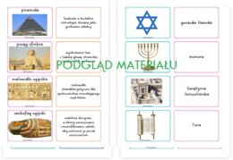 Prehistoria i starożytny Wschód - pakiet kart dla klasy 5