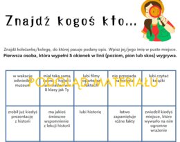 Historia - lekcja wprowadzająca dla szkoły ponadpodstawowej