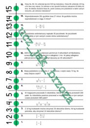 Wielkości wprost proporcjonalne, klasa 8, sztafeta zadaniowa