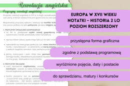 Europa w XVII wieku  - notatki historia 2 LO poziom rozszerzony