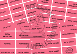 Motywy literackie E8 - fiszki dla ósmoklasistów