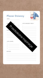 Planer dzienny dla nauczyciela przedszkola/ szkoły CZTERY PORY ROKU