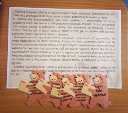 Pan Tadeusz - Polowanie - niedźwiedź - plan wydarzeń - zadania