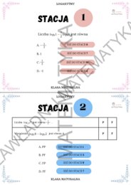 Stacje zadaniowe - logarytmy