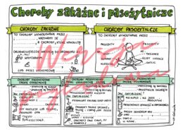 Choroby zakaźne i pasożytnicze - przyroda kl. 4