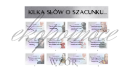 Gazetka szkolna pt. Kilka słów o szacunku...