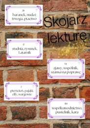 Skojarz lekturę - E8