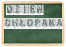 Girlanda z napisem DZIEŃ CHŁOPAKA