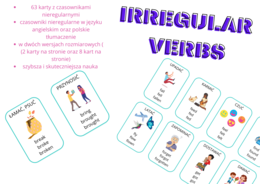 Irregular verbs - angielskie czasowniki nieregularne graficznie