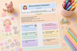 Jak przedstawić koleżankę? – karta mówienia