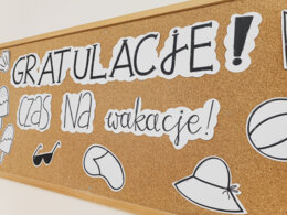 GAZETKA - "Gratulacje! Czas na wakacje!"