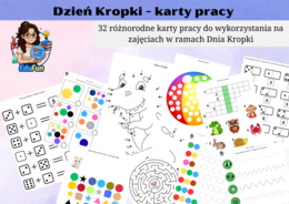 Dzień Kropki - 32 różnorodne karty pracy