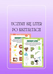 UCZYMY SIĘ LITER PO KSZTAŁTACH