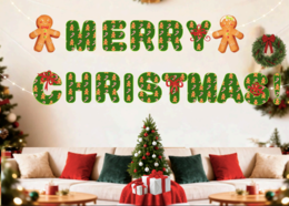 🎄 Świąteczny zestaw dekoracji – Baner „Merry Christmas” | 2 wersje kolorystyczne+ grafiki! 🎄