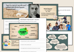 🔹Michel  Piquemal  DROGOCENNA PERŁA - scenariusz lekcji - prezentacja - karta pracy + odpowiedzi