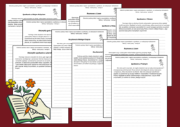 🦊MAŁY KSIĄŻĘ – karty pracy - wstępy opowiadań - opowiadanie