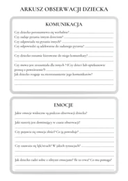 Teczka psychologa - DOKUMENTACJA