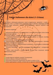 Halloween - aktywne zadania