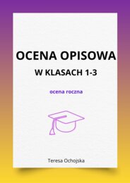 Roczna ocena opisowa w klasach 1-3