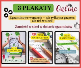 PLAKATY MOTYWACYJNE NA CZAS EGZAMINÓW
