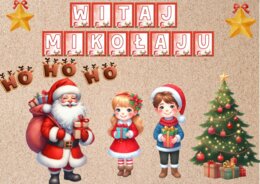 Witaj Mikołaju - dekoracja na gazetkę (pdf)