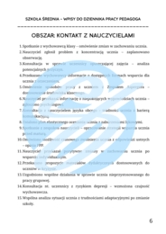 Pedagog specjalny w szkole średniej – przykładowe wpisy do dziennika