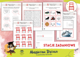 Magiczne Drzewo. Czerwone krzesło. Stacje zadaniowe. Lektury