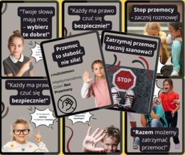 Przemocy mówimy STOP -zestaw plakatów