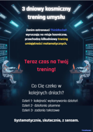 Ułamki zwykłe, kolejność wykonywania działań, zadania tekstowe | 3 dni zadań, rozgrzewek i teorii | Klasy 4-6 | Kosmiczno- matematyczny trening