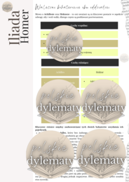 Homer "Iliada" - opracowanie maturalne