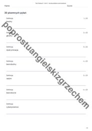 Brainy 8 – Unit 3 – testy