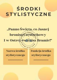 Na tropie środków stylistycznych - gra edukacyjna