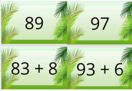 Fiszki z dodawania do 100