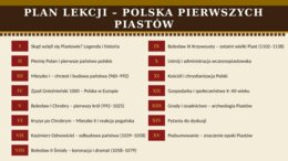 Prezentacja PowerPoint „Polska pierwszych Piastów”