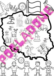 KOLOROWANKA XXL POLSKA + kolorowanka A4 #11 listopada #Święto Niepodległości