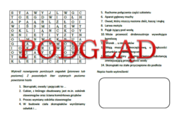 Stawonogi i mięczaki - wykreślanka