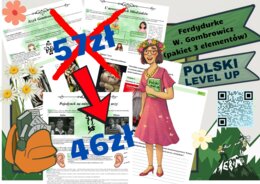 Ferdydurke_pakiet 3 elementów_Polski Level Up
