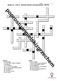 Brainy 4 – Unit 4 – krzyżówki